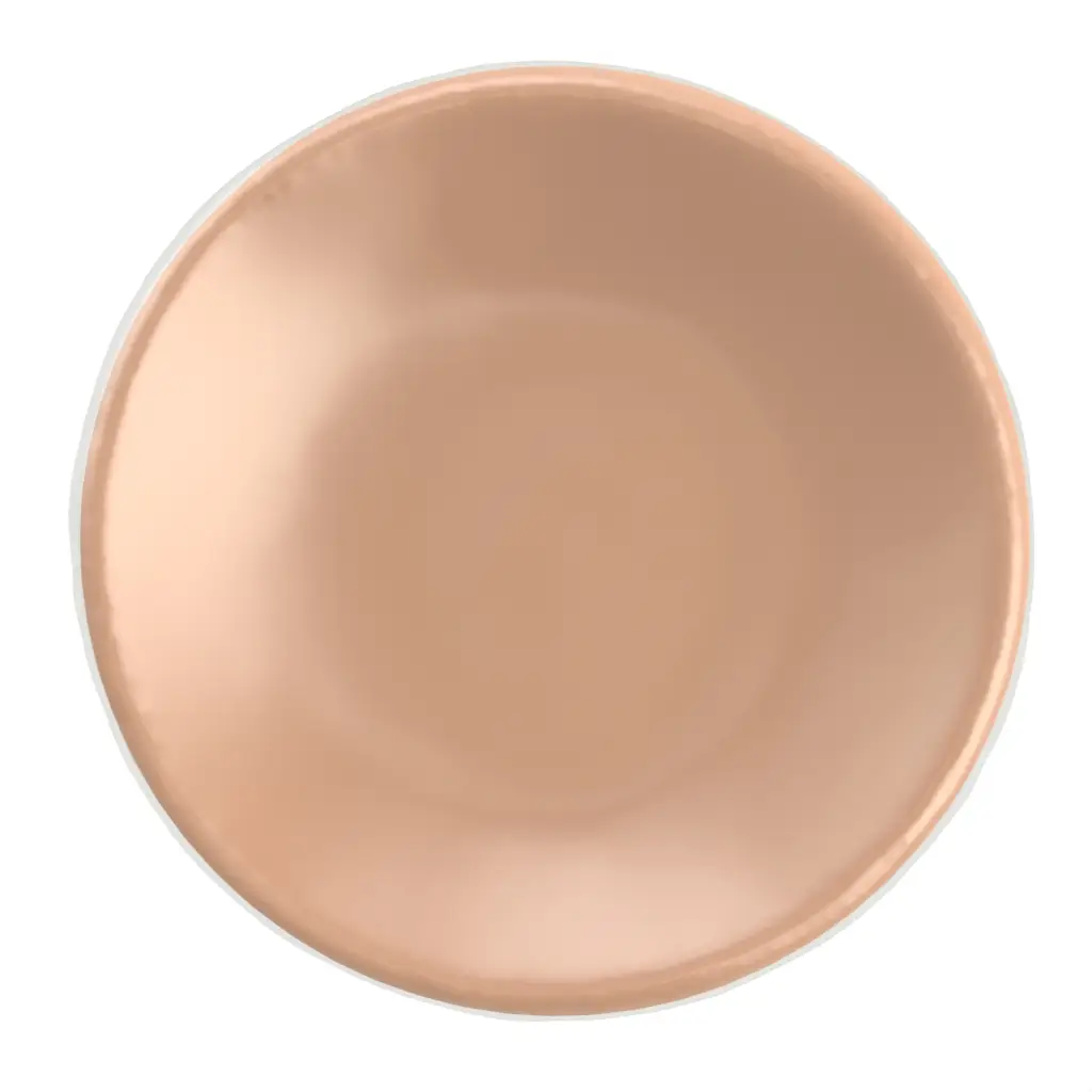 Mini Appetizer Plate in Cameo Rose - Catering Serveware - 3/4 View
