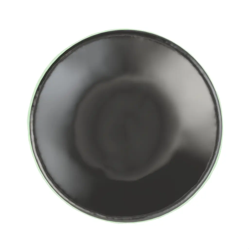 Mini Appetizer Plate in Dark Gray - Catering Serveware - 3/4 View