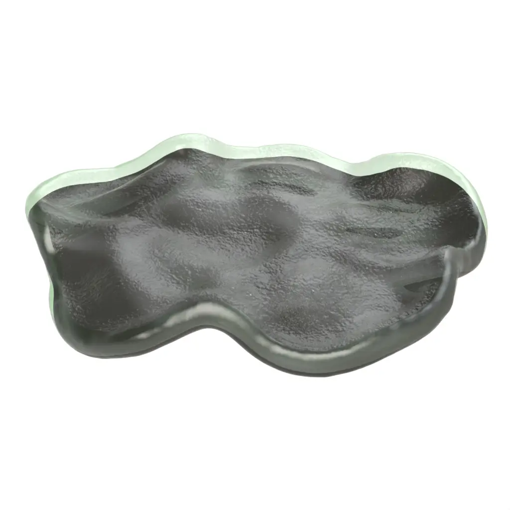Mini Appetizer Plate in Dark Gray - Catering Serveware - 3/4 View