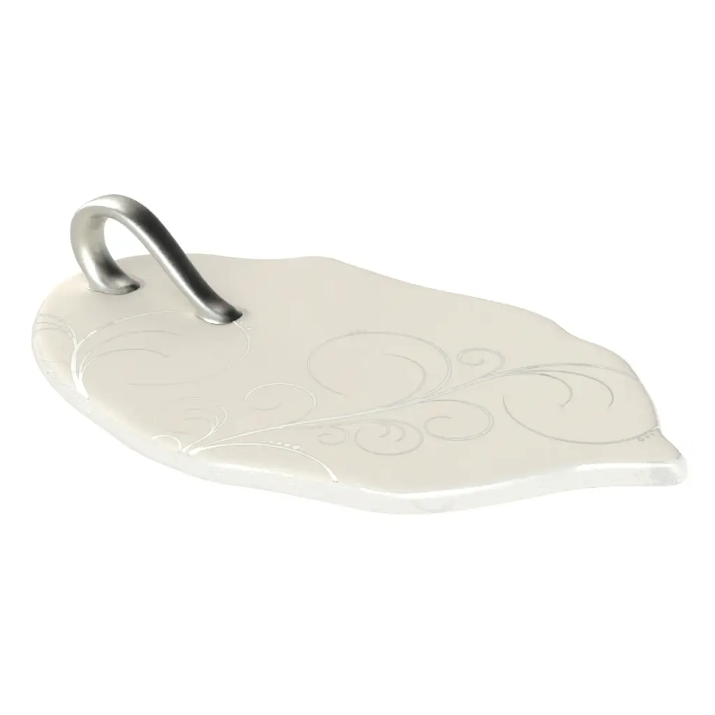 Mini Appetizer Plate in Birch White - Catering Serveware - 3/4 View