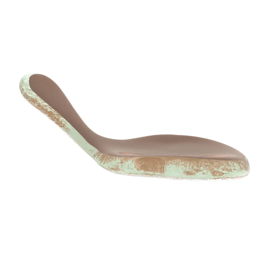 Mini Appetizer Spoon in Tobacco Brown - Catering Serveware - 3/4 View