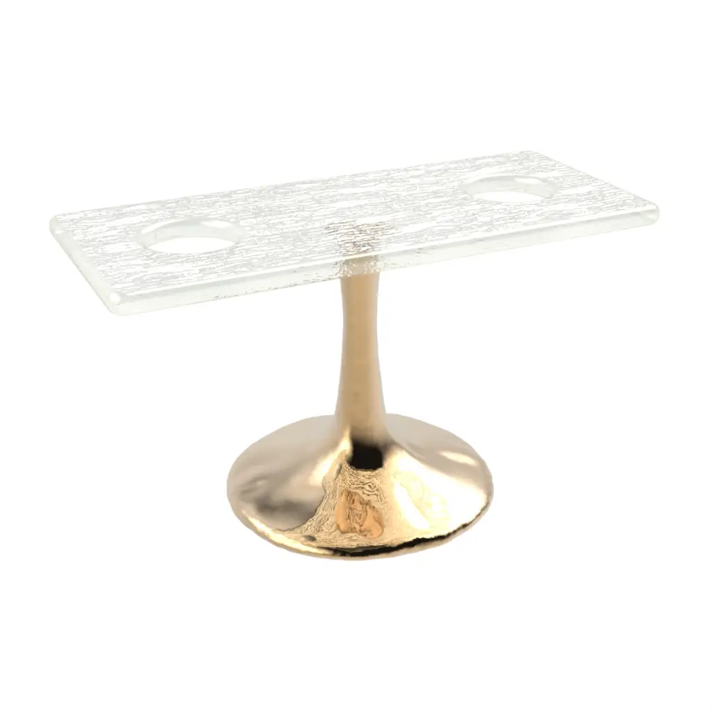 Mini Cone Holder in Milk White - Specialty Serveware - 3/4 View