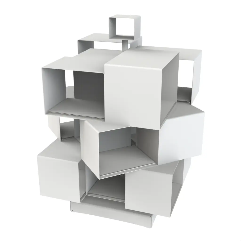 Modern Afternoon Tea Stand in Milk White - Tea Stands - 3/4 View