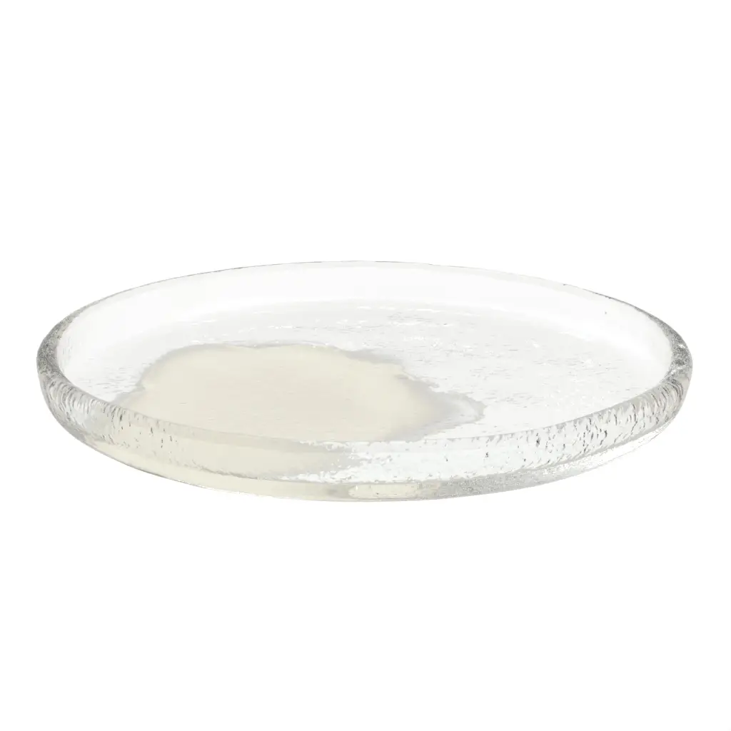 Modern Appetizer Plate in Birch White - Side Plates - 3/4 View