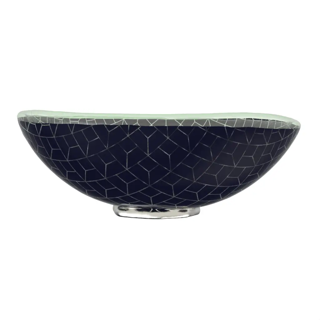 Modern Bread Basket in Night Blue - Table Accessories - 3/4 View