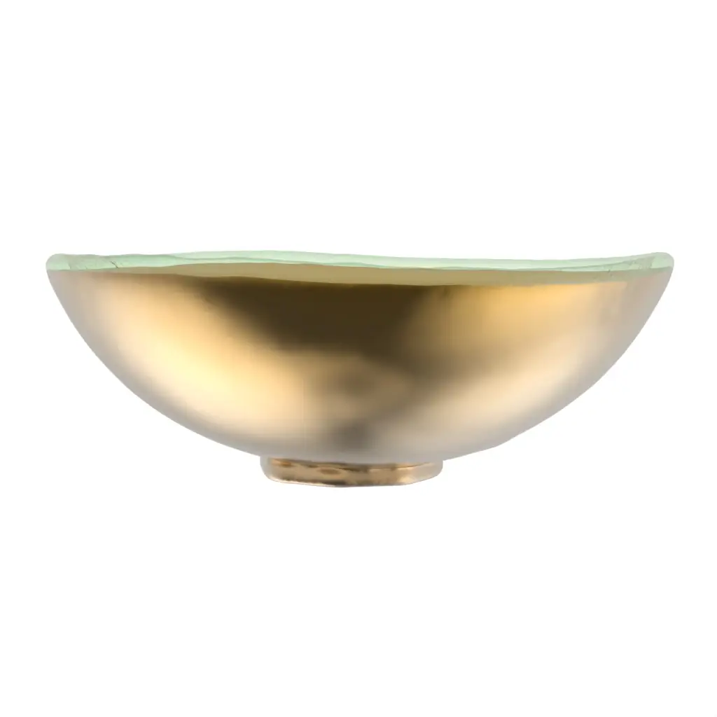 Modern Bread Basket in Pure Gold - Table Accessories - 3/4 View