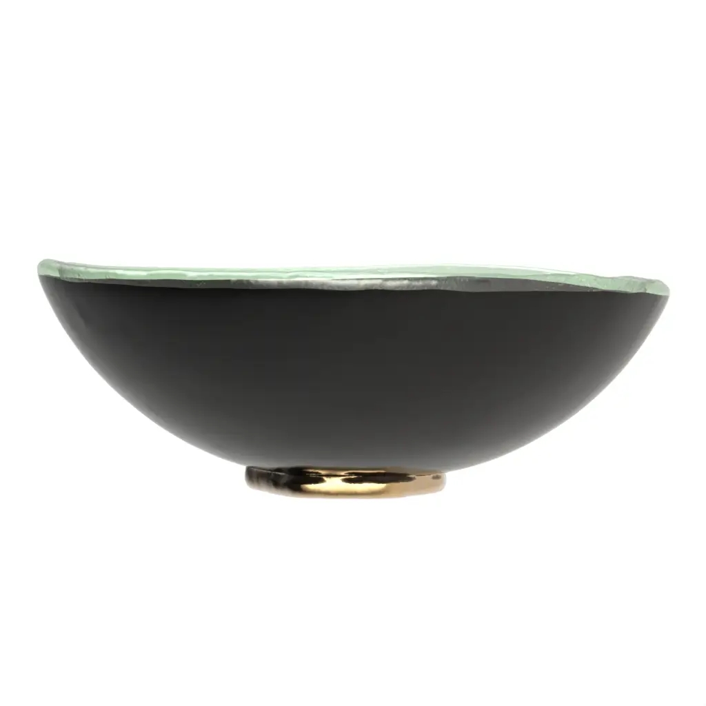 Modern Bread Basket in Black - Table Accessories - 3/4 View