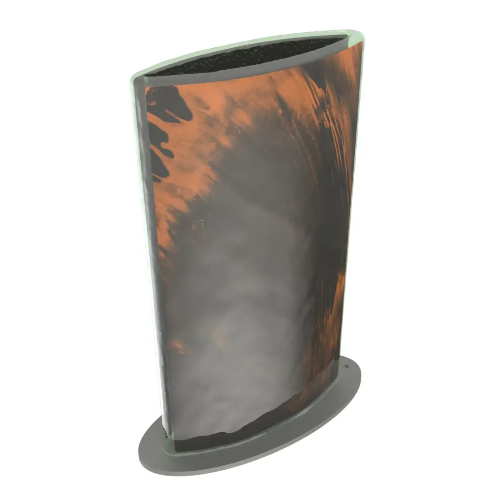 Modern Bud Vase in Dark Gray - Table Accessories - 3/4 View