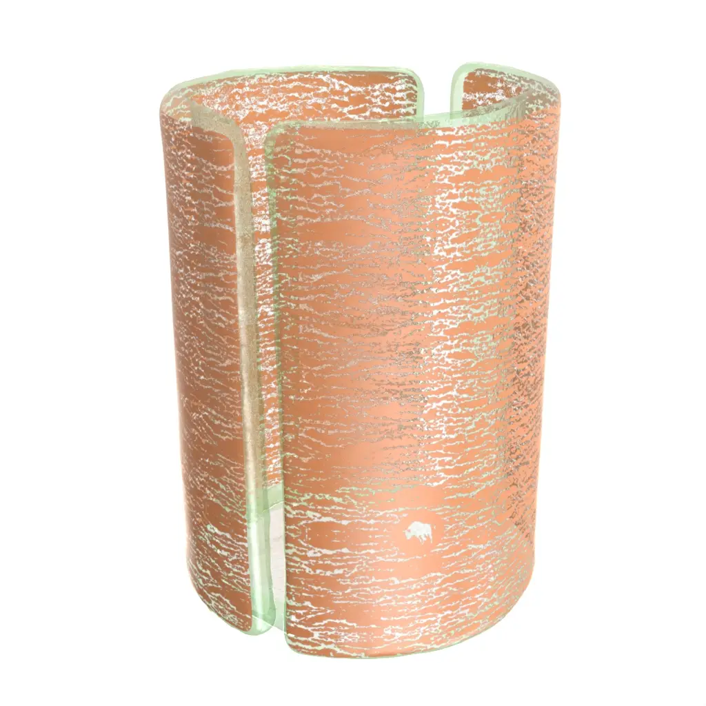 Modern Tea Light Holder in Apricot Crush - Table Accessories - 3/4 View