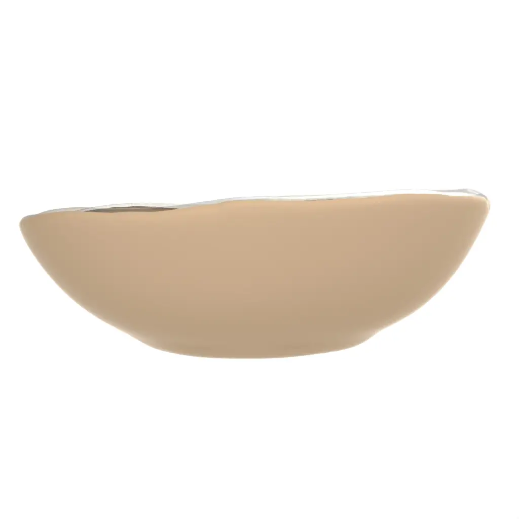 Nut Bowl in Almond Beige - Snacks Serveware - 3/4 View