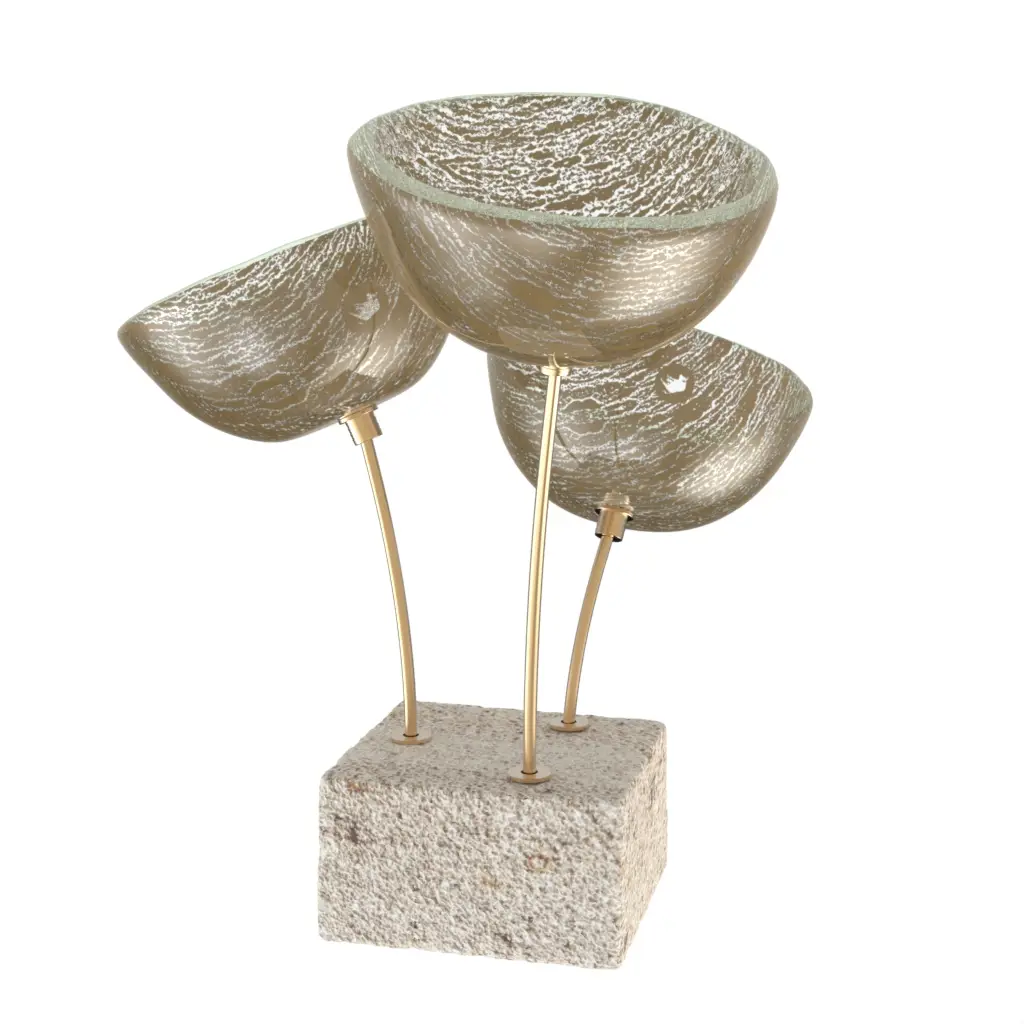 Nut Bowl Set in Olive Gray - Snacks Serveware - 3/4 View