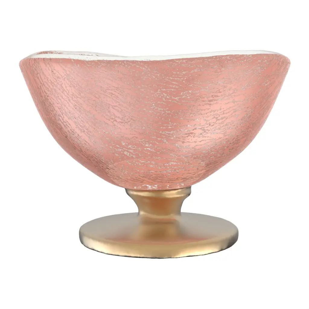 Nut Dish in Light Salmon Pink - Snacks Serveware - 3/4 View
