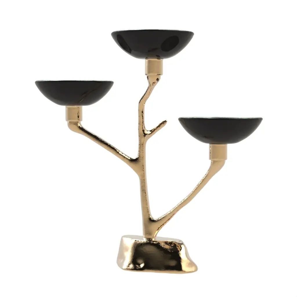 Nut Dish in Black - Snacks Serveware - 3/4 View