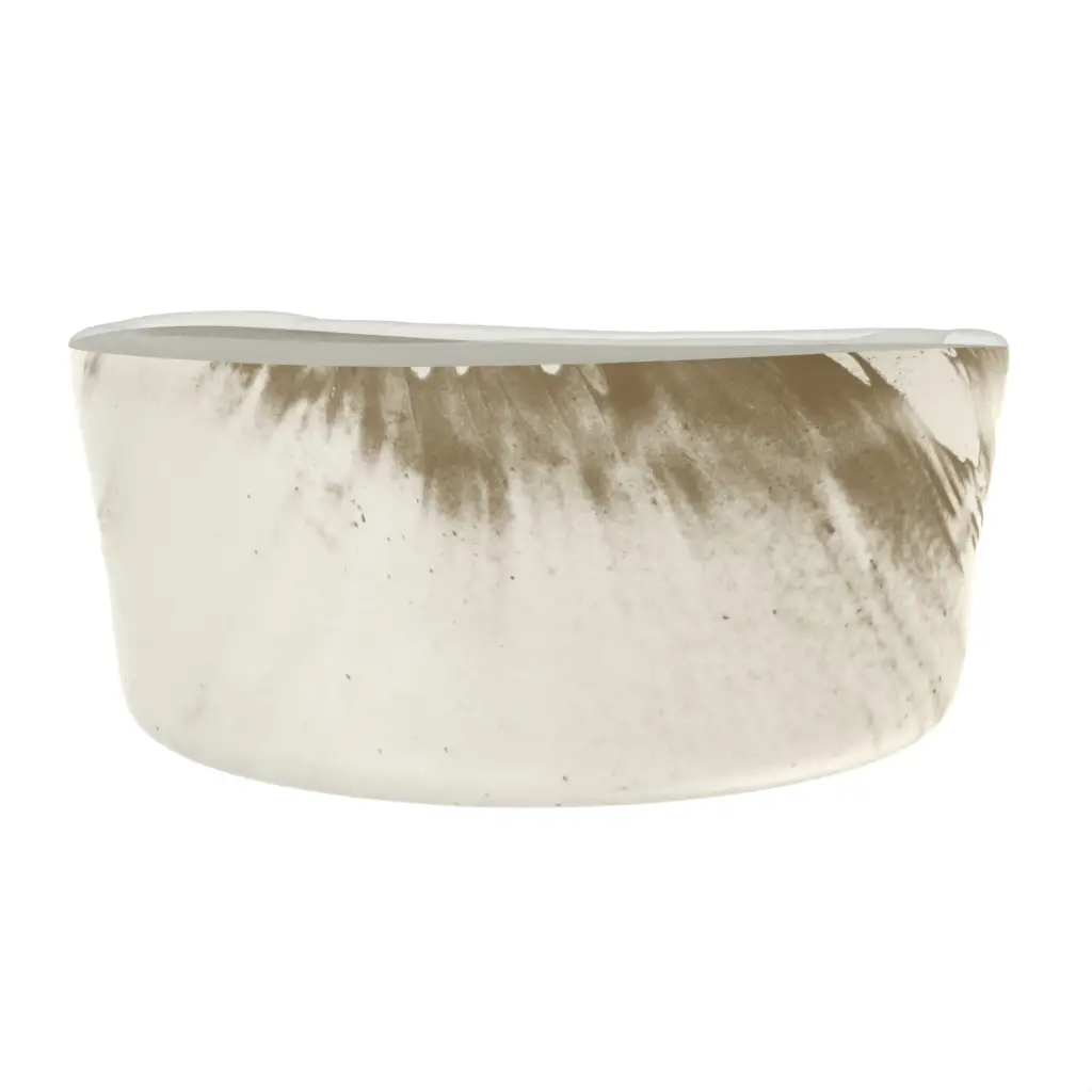 Olive Bowl in Birch White - Snacks Serveware - 3/4 View