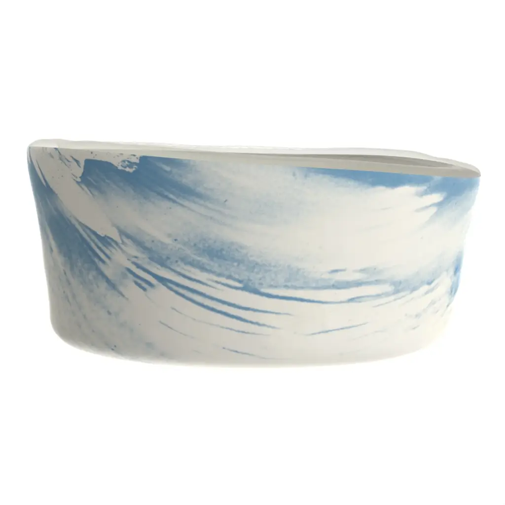 Olive Bowl in Birch White - Snacks Serveware - 3/4 View