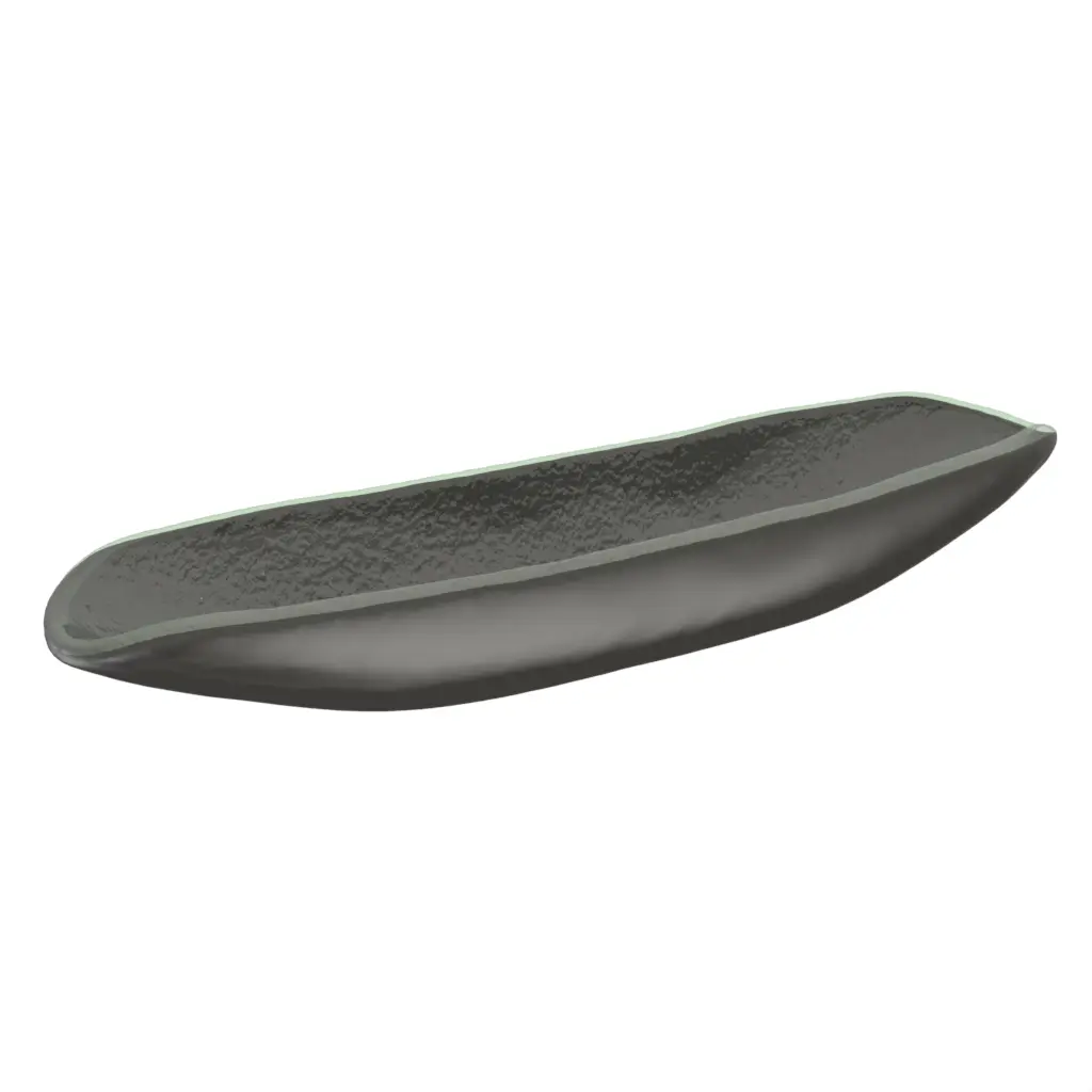 Olive Bowl in Dark Gray - Snacks Serveware - 3/4 View