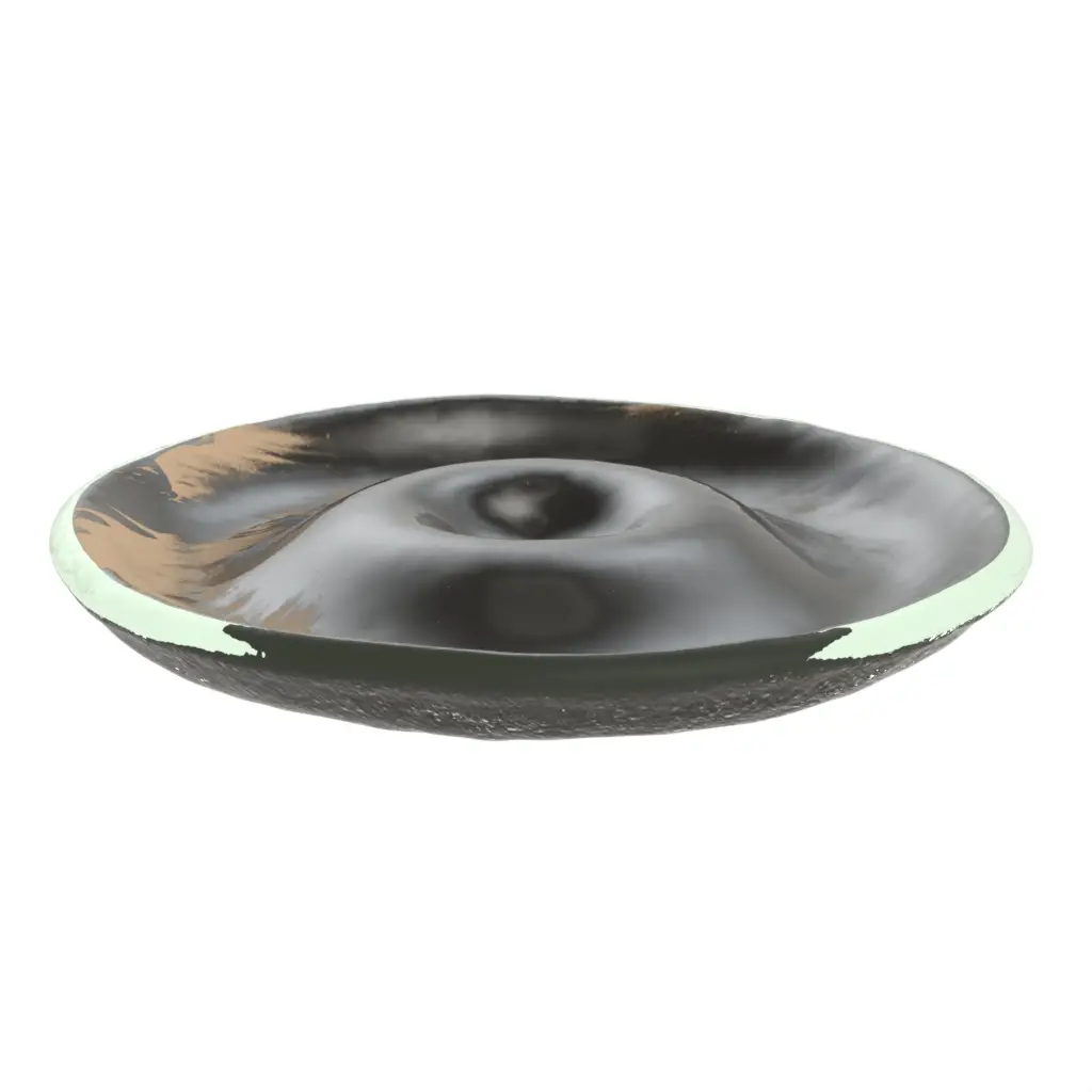 Olive Bowl in Dark Gray - Snacks Serveware - 3/4 View