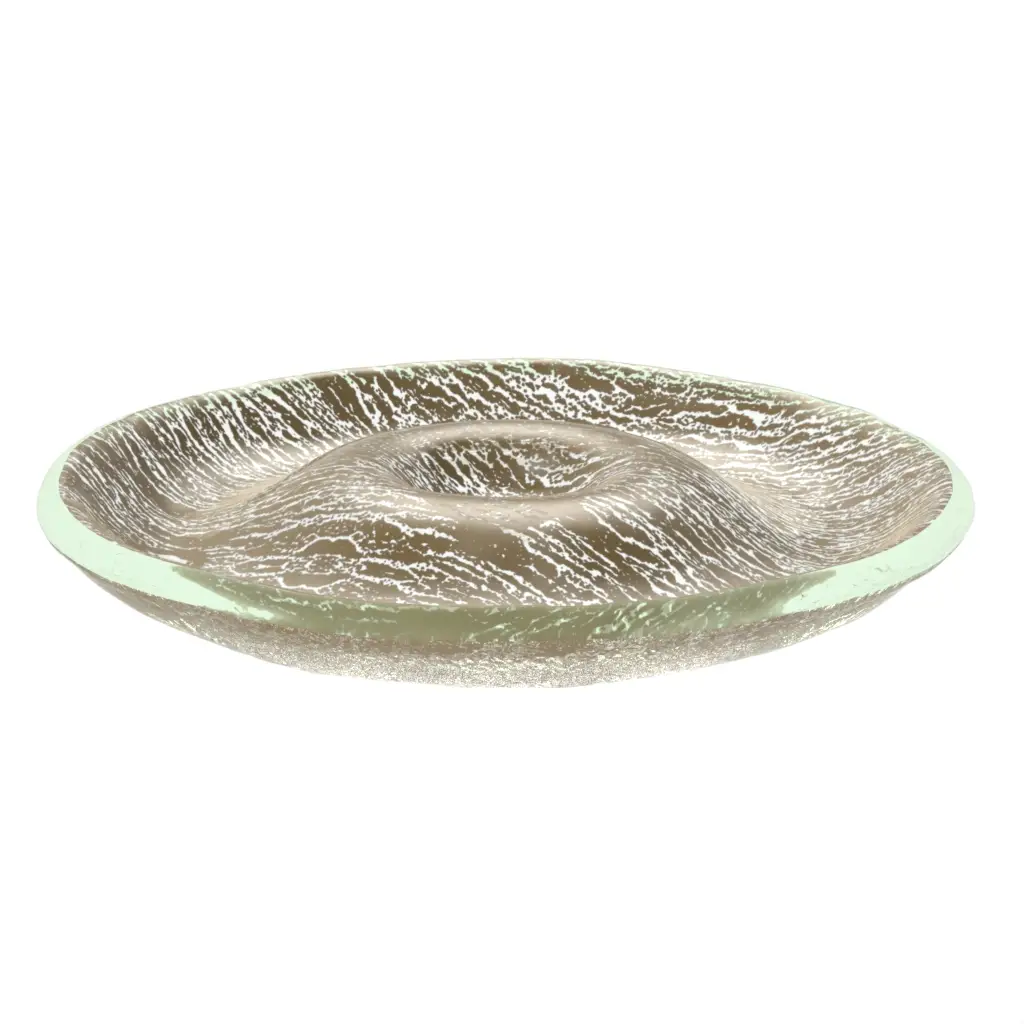 Olive Dish With Pit Bowl in Olive Gray - Snacks Serveware - 3/4 View