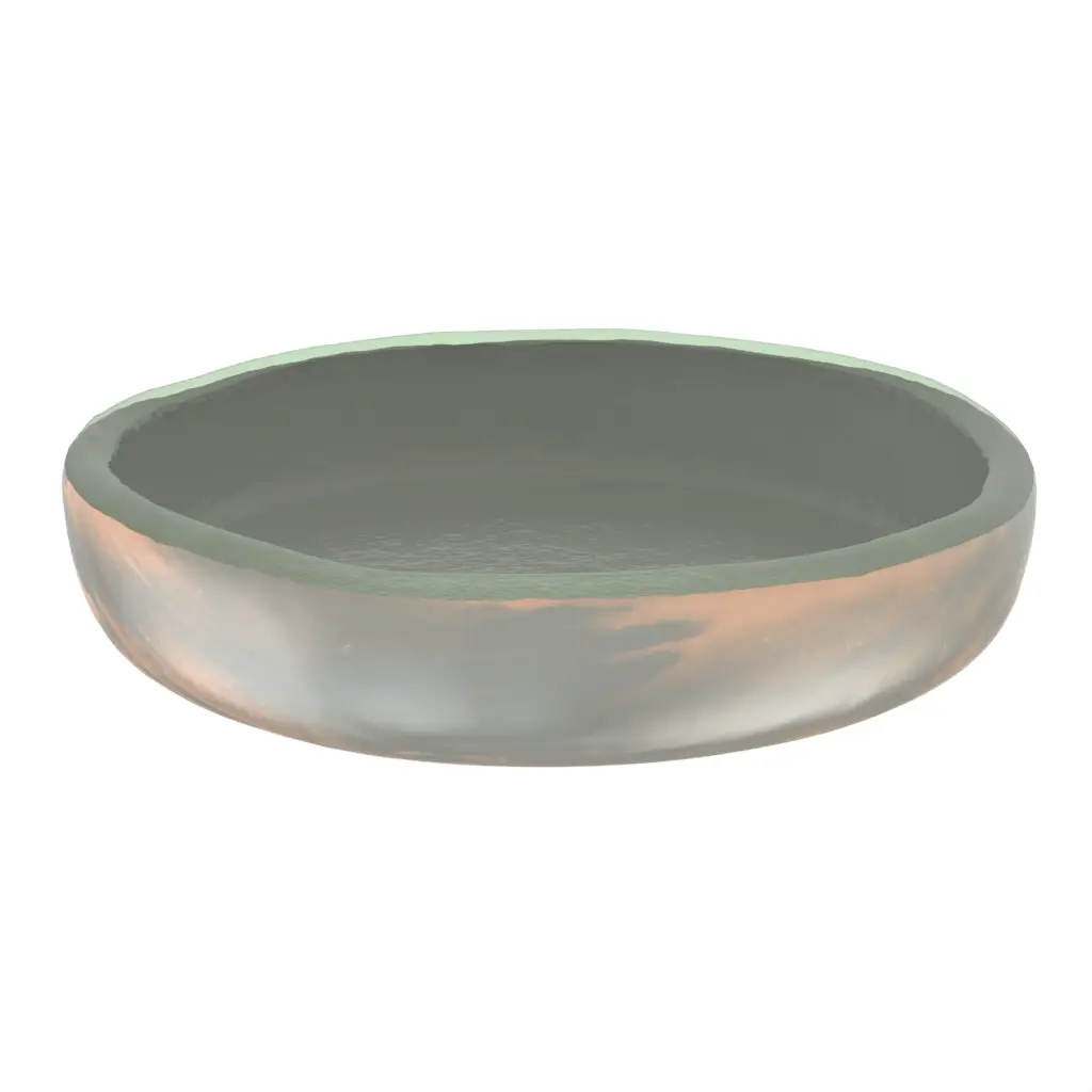 Olive Serving Dish in Dark Silver Gray - Snacks Serveware - 3/4 View