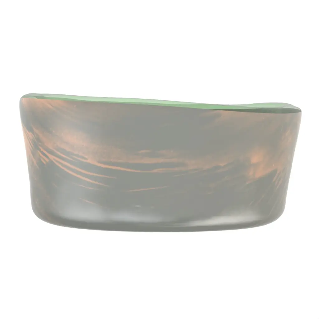 Olive Serving Dish in Dark Silver Gray - Snacks Serveware - 3/4 View