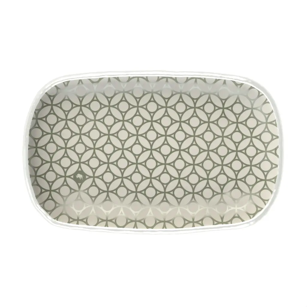 Oval Appetizer Plate in Birch White - Side Plates - 3/4 View