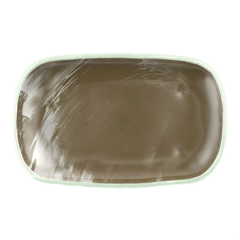 Oval Appetizer Plate in Olive Green - Side Plates - 3/4 View