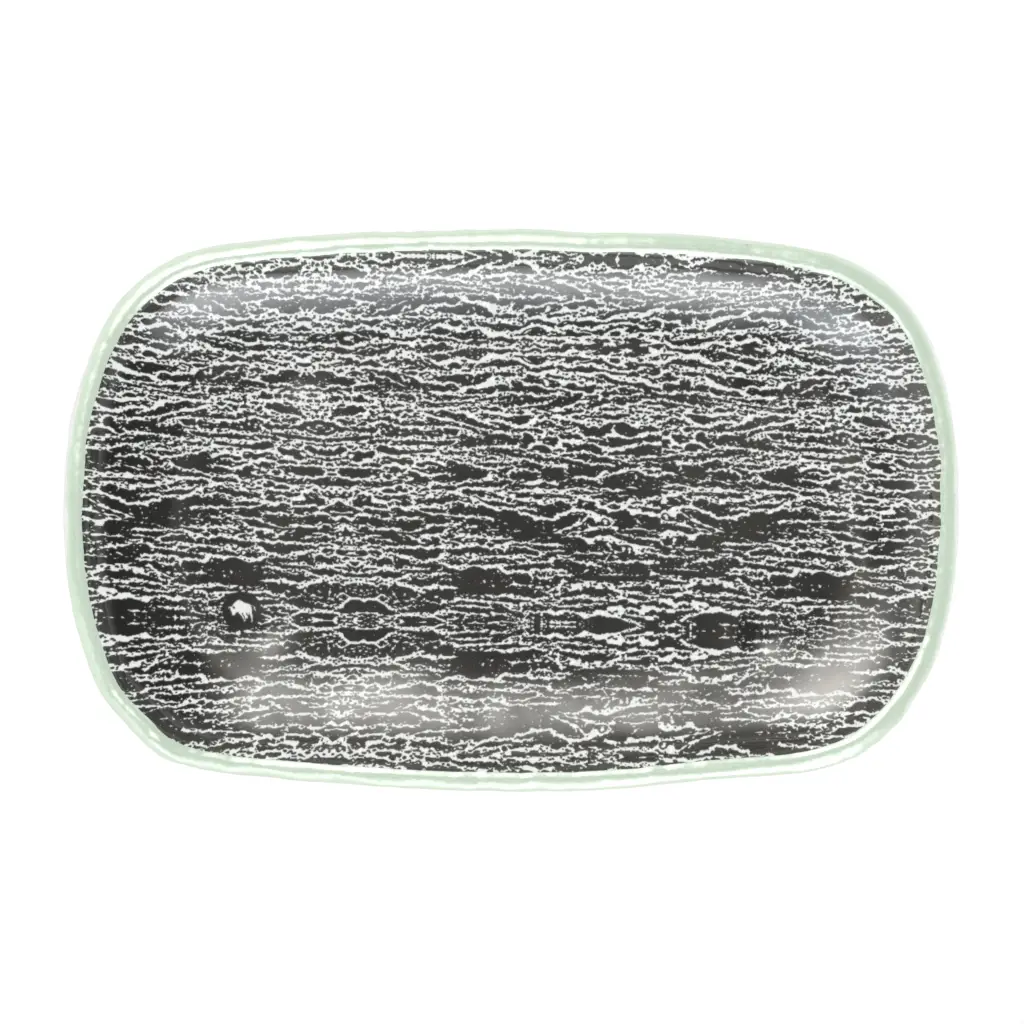 Oval Appetizer Plates - Side Plates | MyGlassStudio - 3/4 View