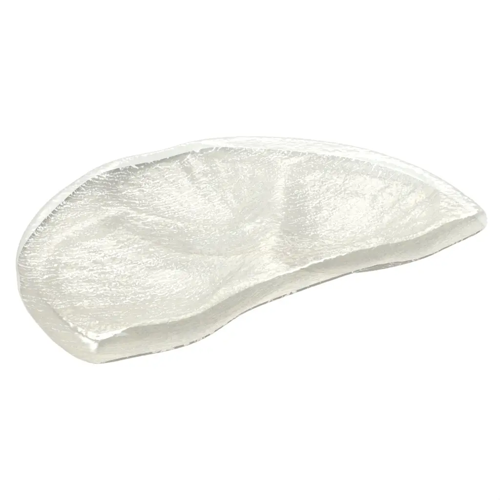 Oyster Tray in Birch White - Specialty Dinnerware - 3/4 View