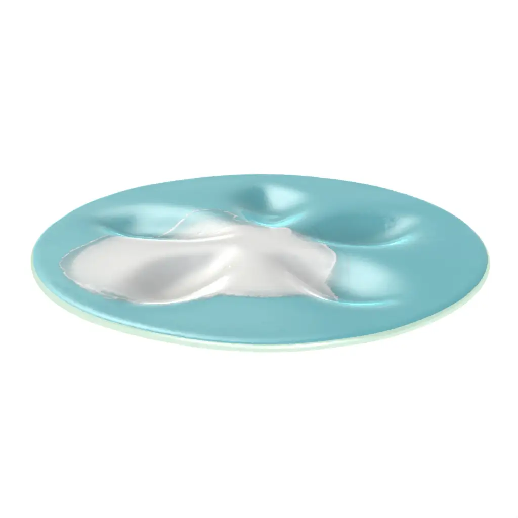 Oyster Tray in Porcelain Blue - Specialty Dinnerware - 3/4 View