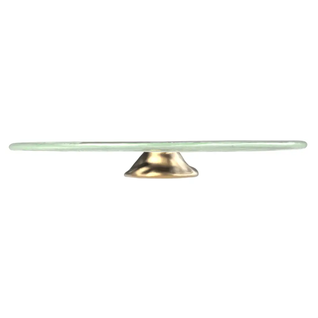 Pedestal Cake Stand in Dark Silver Gray - Cake Stands - 3/4 View