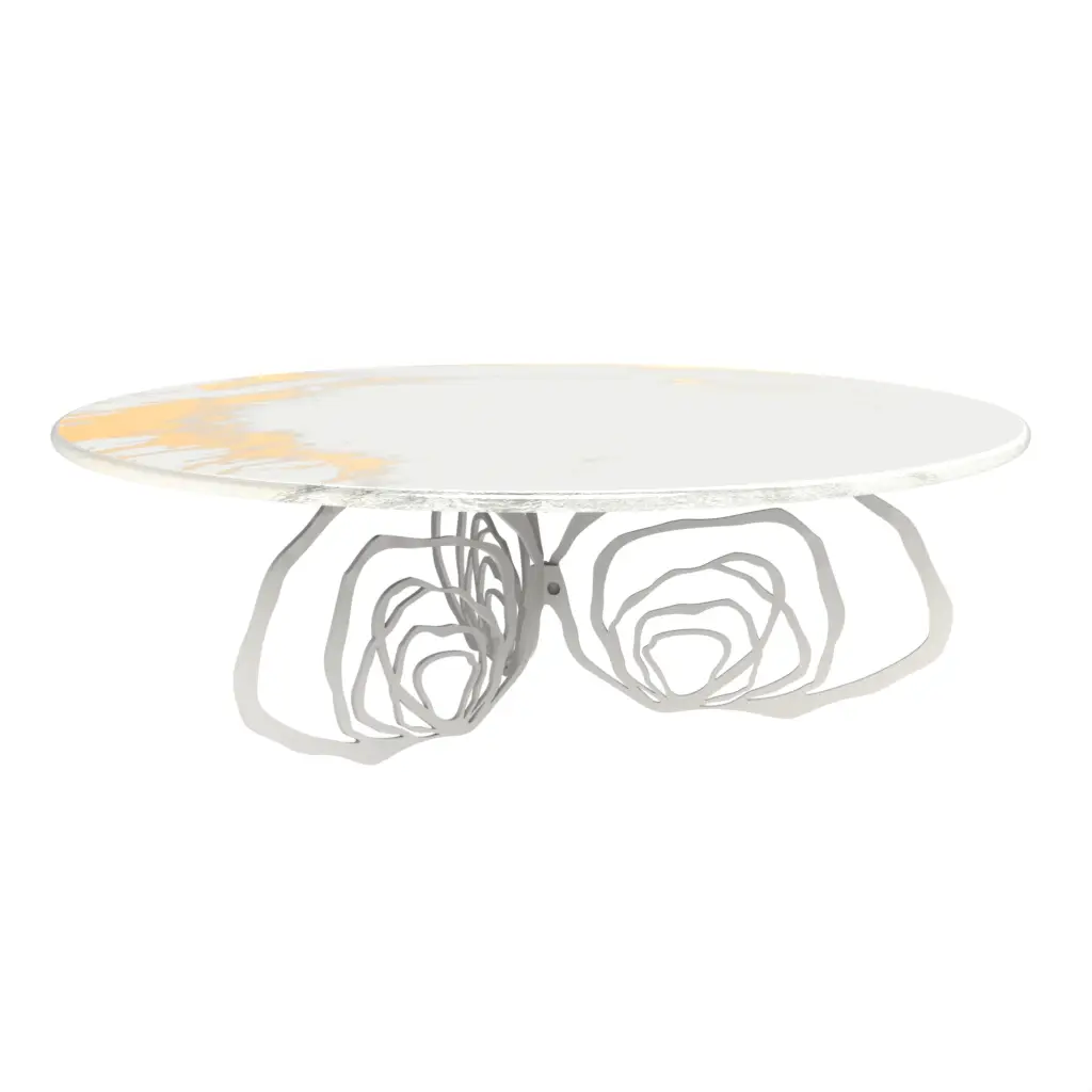 Pedestal Cake Stand in Milk White - Cake Stands - 3/4 View