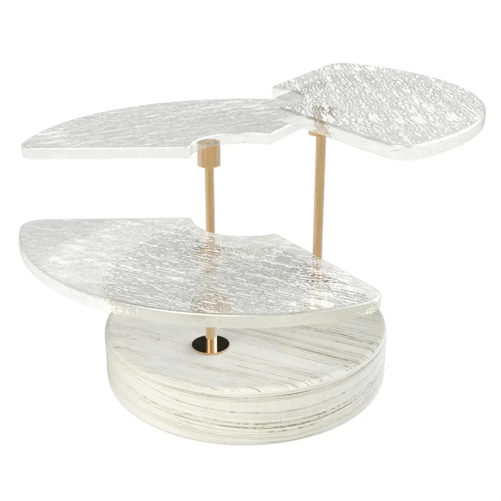 Petit Four Stand in Milk White - Tea Stands - 3/4 View