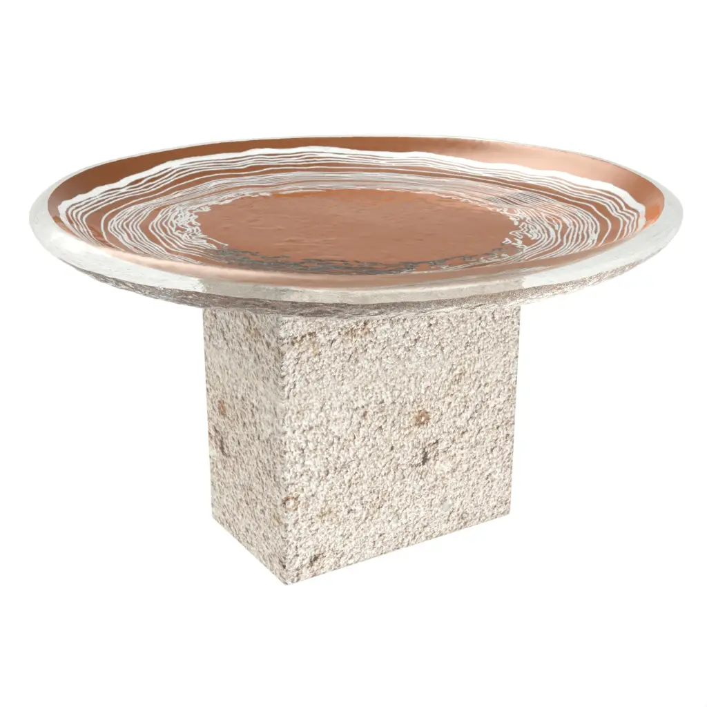 Petit Fours Display in Brown Copper - Tea Stands - 3/4 View