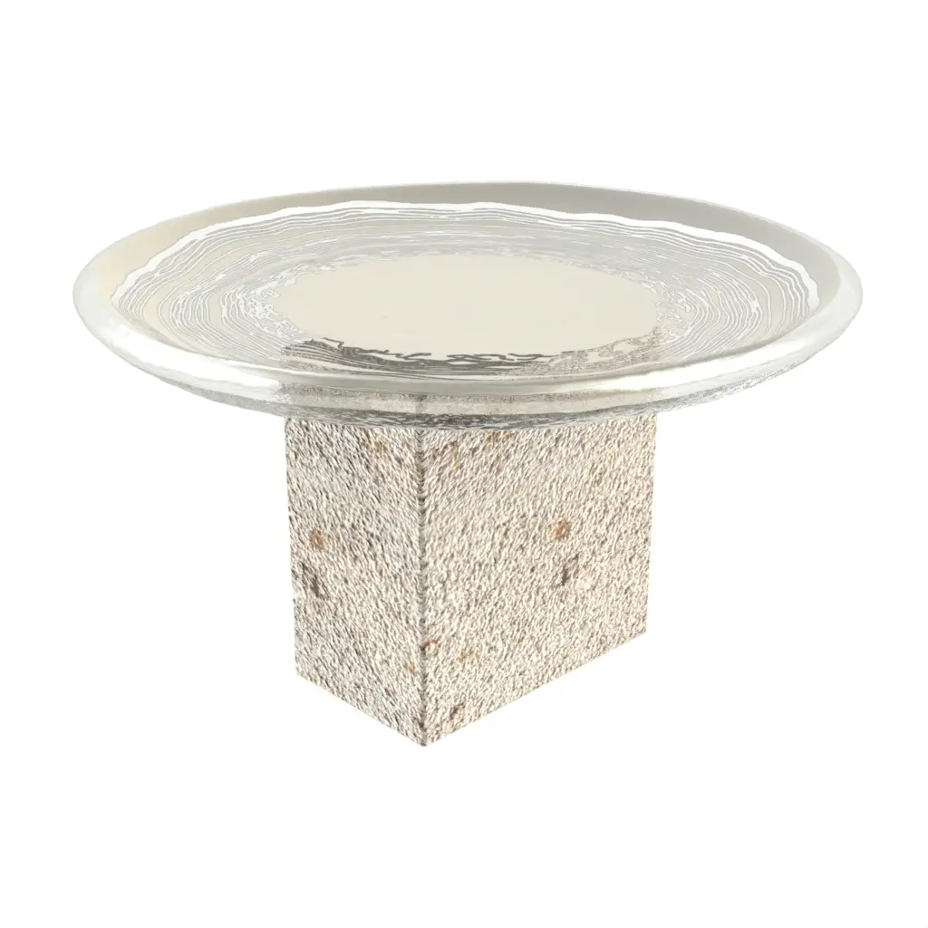 Petit Fours Display in Birch White - Tea Stands - 3/4 View