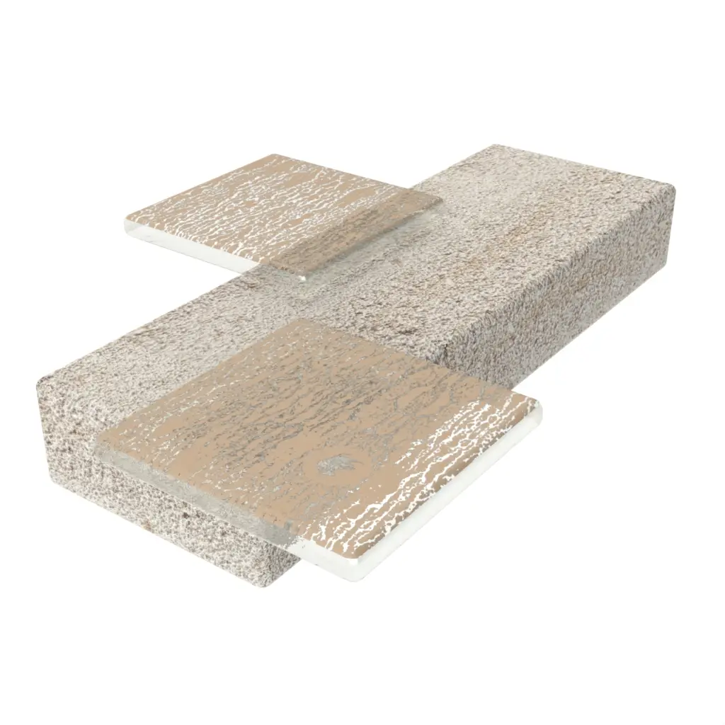 Petit Fours Plate in Almond Beige - Tea Stands - 3/4 View