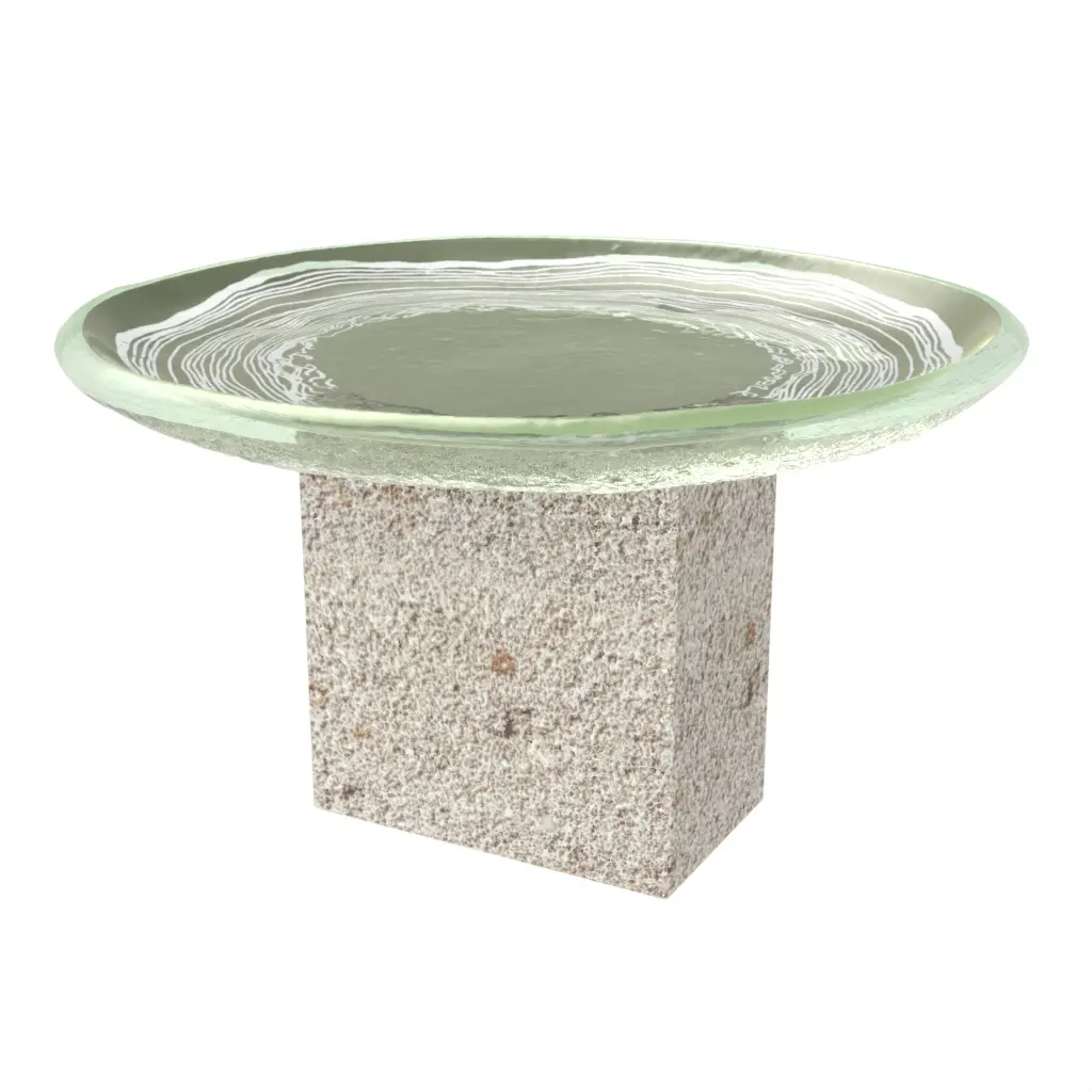 Petit Fours Plate in Mint Green - Tea Stands - 3/4 View