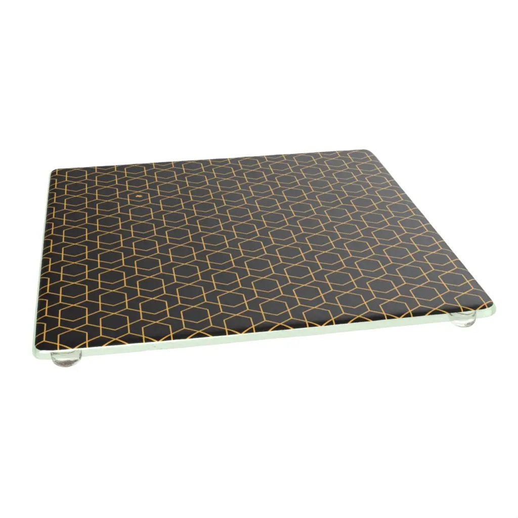 Raised Serving Board in Black - Serving Dishes - 3/4 View