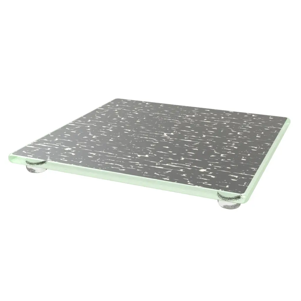 Raised Serving Board in Dark Gray - Serving Dishes - 3/4 View