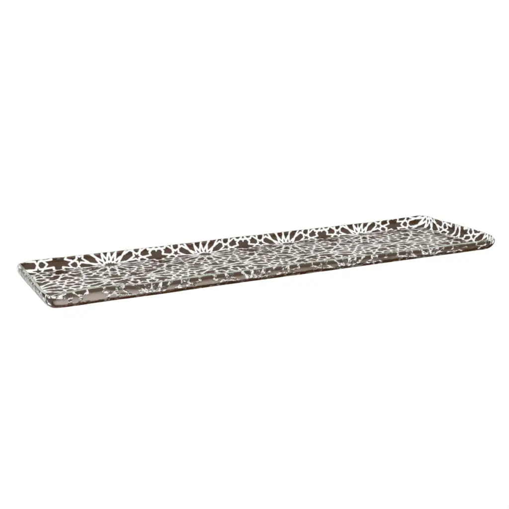 Rectangular Platter in Golden Brown - Buffet Serveware - 3/4 View