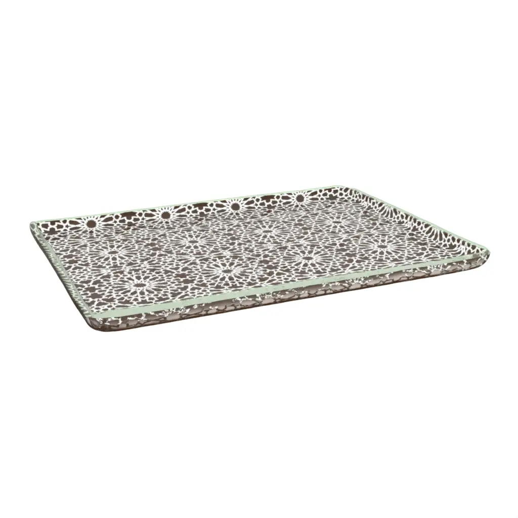 Rectangular Platter in Golden Brown - Buffet Serveware - 3/4 View