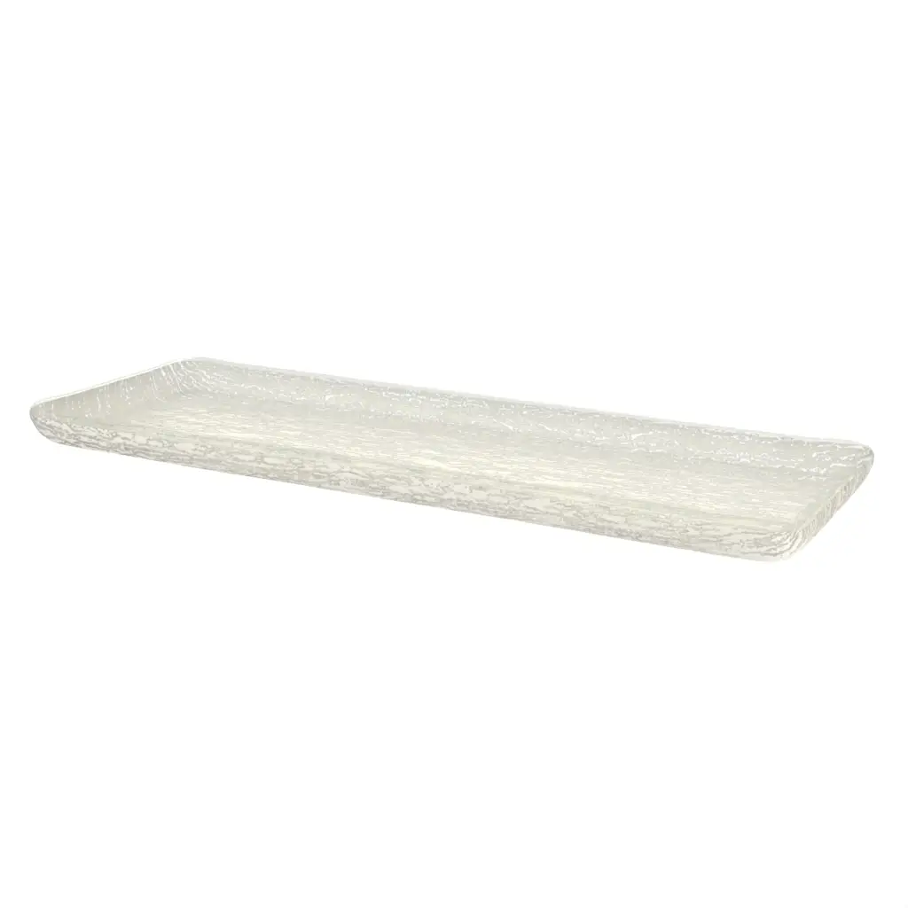 Rectangular Serving Platter in Birch White - Buffet Serveware - 3/4 View