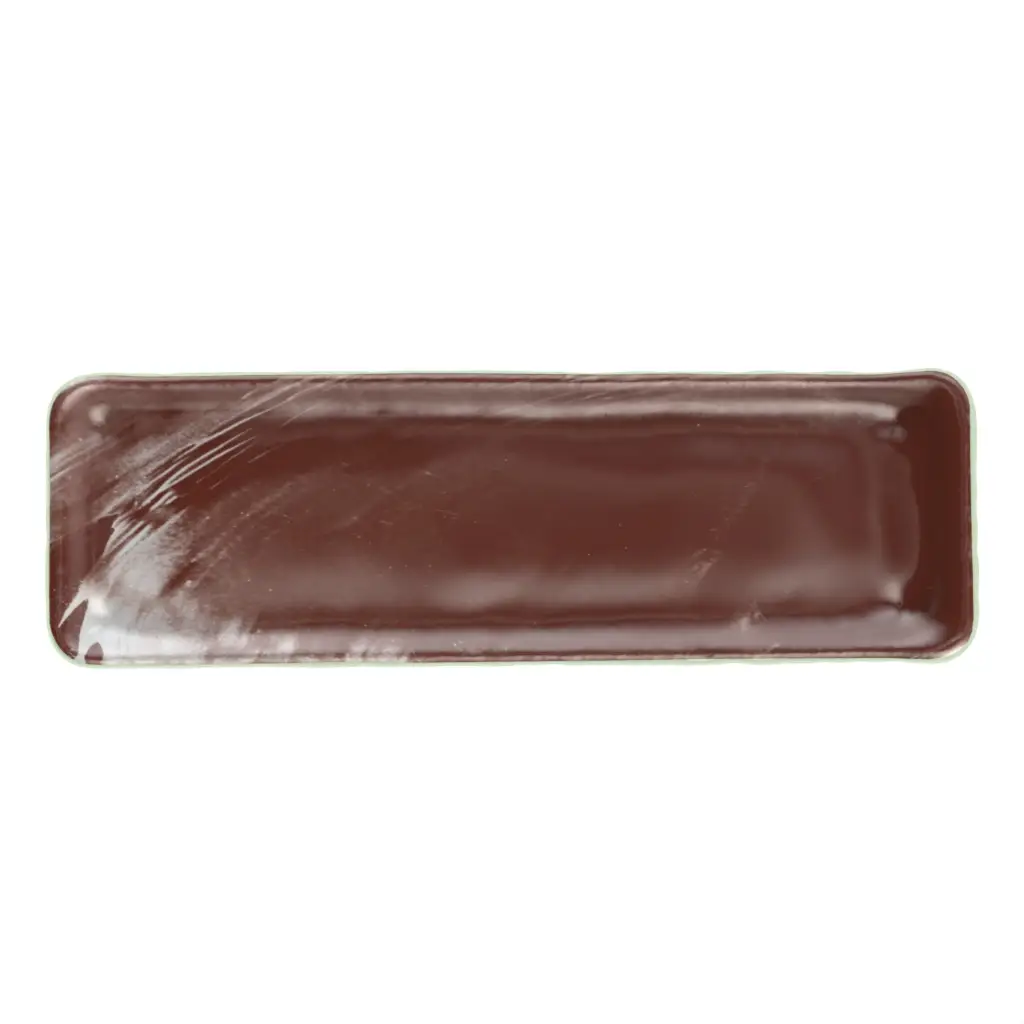 Rectangular Sushi Plate in Cognac Brown - Specialty Dinnerware - 3/4 View