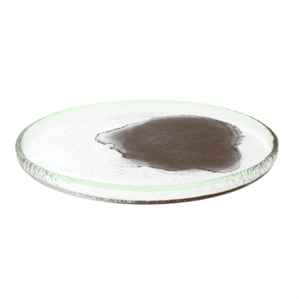 Restaurant Appetizer Plate in Golden Brown - Side Plates - 3/4 View