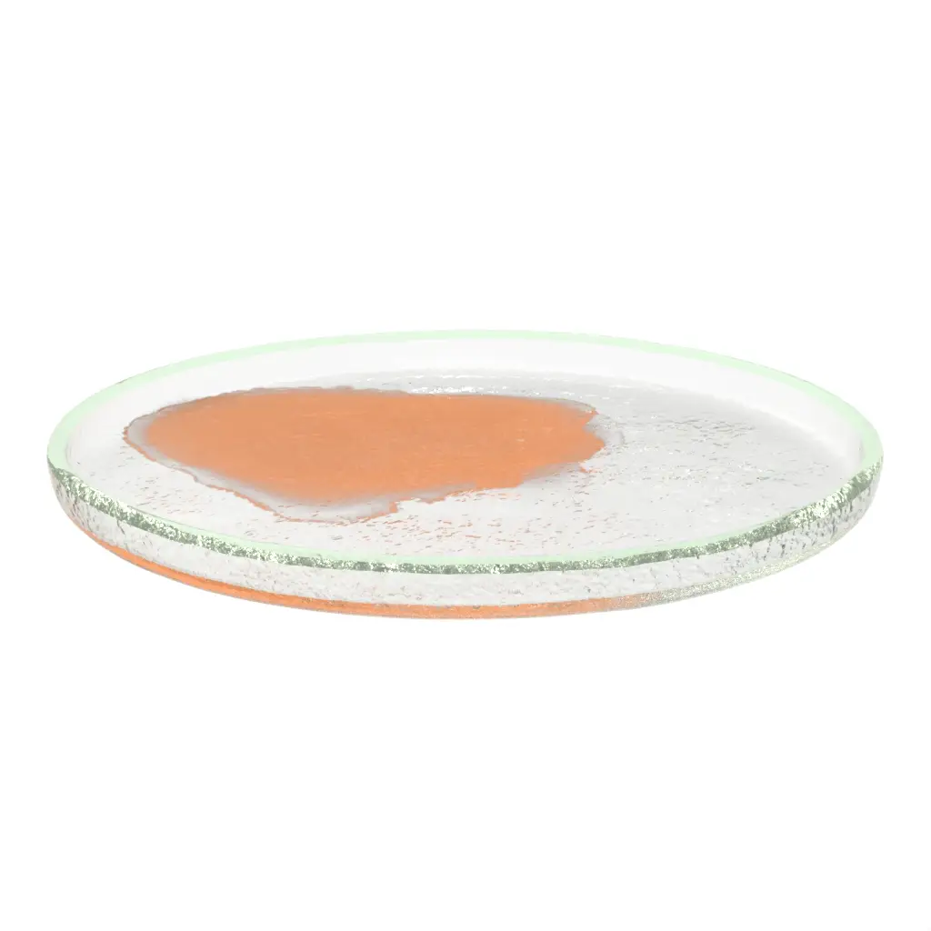Restaurant Appetizer Plates - Side Plates | MyGlassStudio - 3/4 View