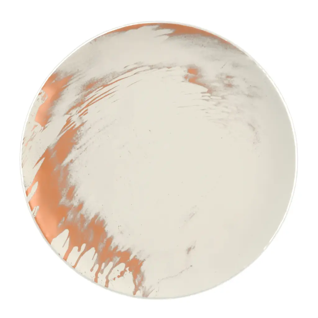 Restaurant Appetizer Plate in Birch White - Side Plates - 3/4 View