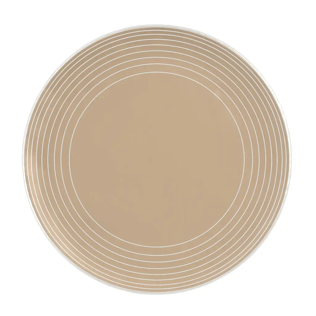Restaurant Appetizer Plate in Almond Beige - Side Plates - 3/4 View