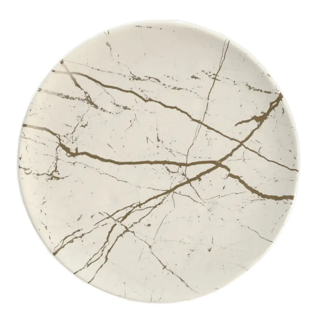 Restaurant Appetizer Plate in Birch White - Side Plates - 3/4 View