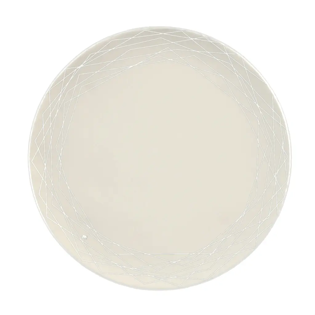 Restaurant Appetizer Plate in Birch White - Side Plates - 3/4 View