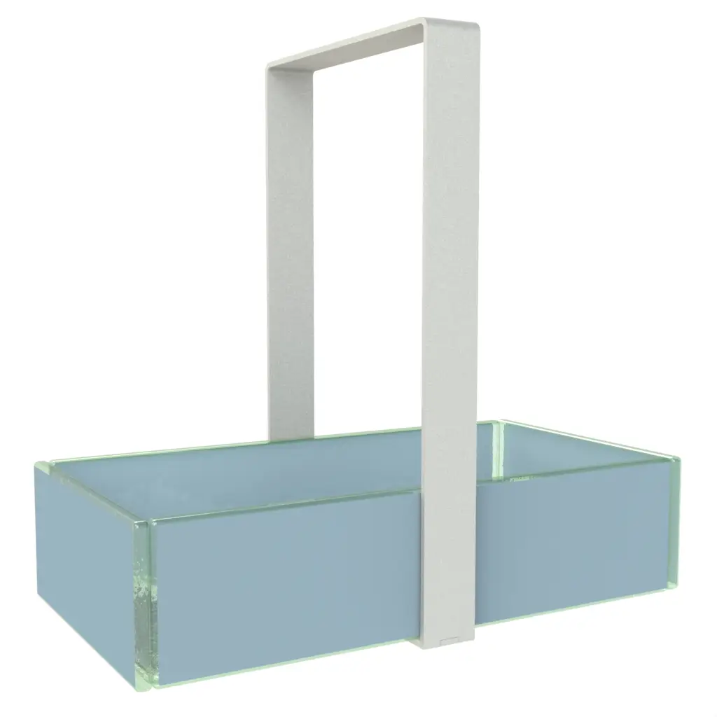 Restaurant Bread Basket in Light Blue - Table Accessories - 3/4 View