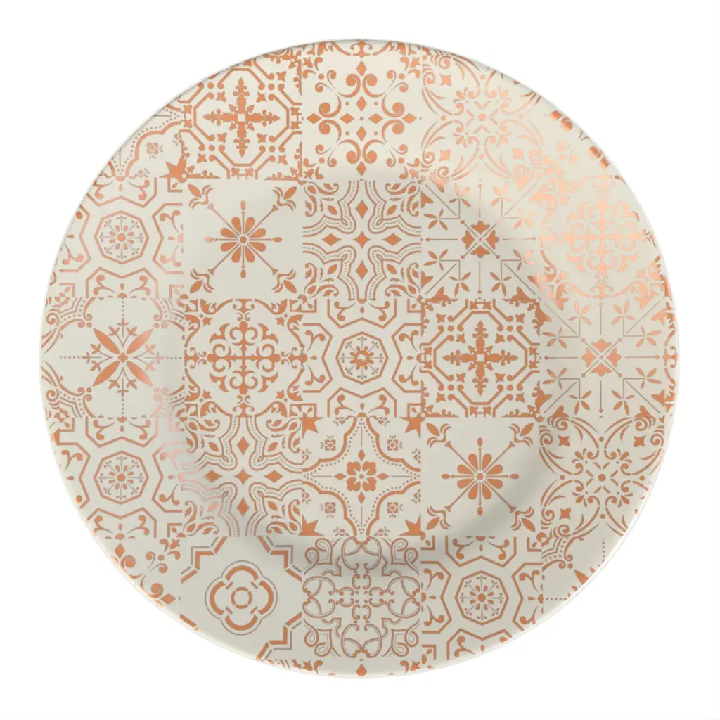 Restaurant Dessert Plate in Birch White - Restaurant Plates - 3/4 View